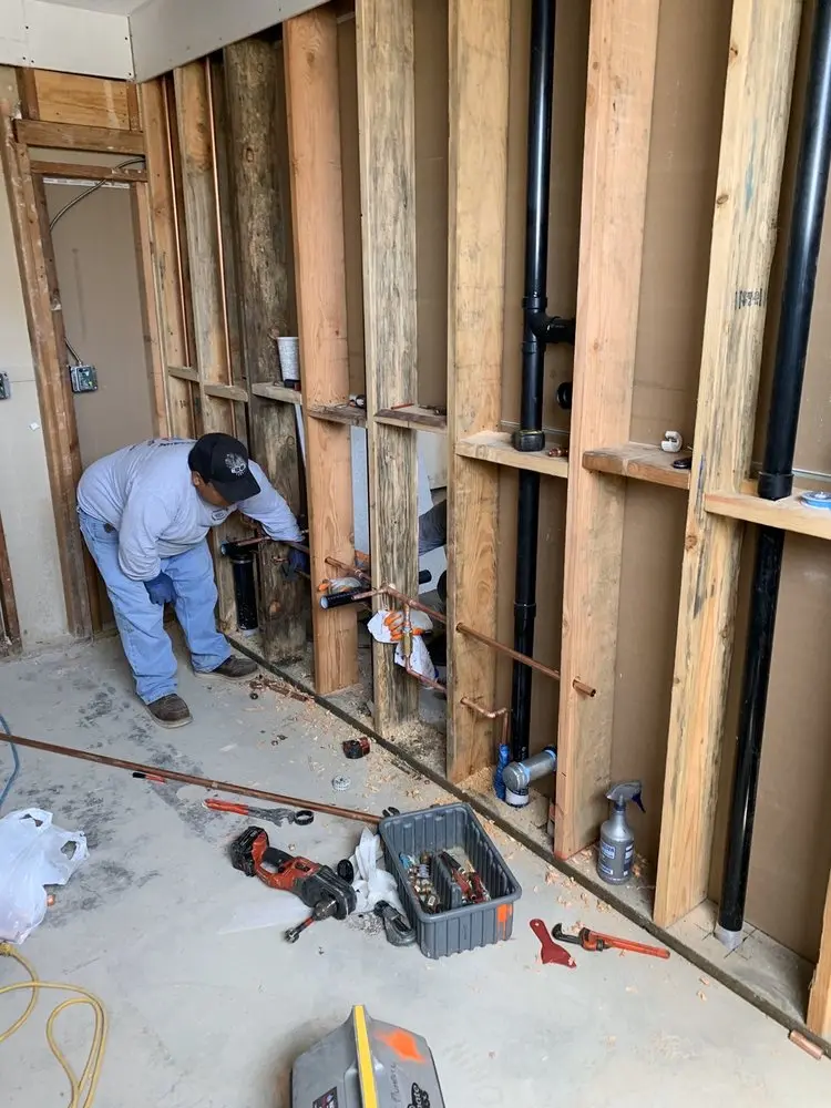 Commercial rough-in plumbing for Water Heater Replacement in Lucky Estates